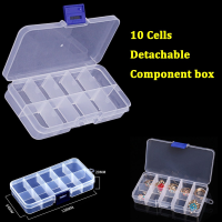 High Quality Portable Tool Case Interchangeable Grid Partition for Jewelry Fishing Medicine Etc.Transparent Plastic Storage Jewelry Box Compartment Adjustable Container Earring Rectangle Case