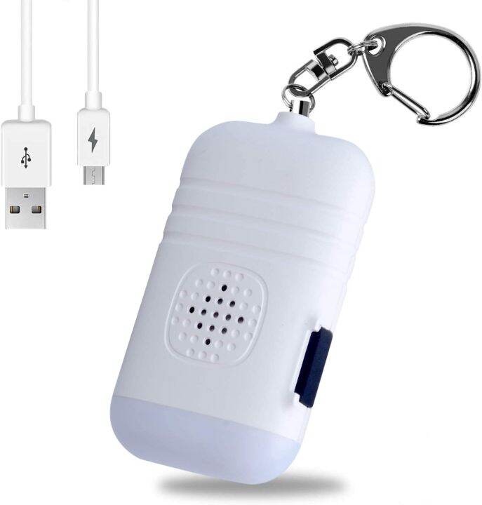 Safesound Personal Alarm - 130dB USB ชาร์จ พวงกุญแจไซเรนความปลอดภัย ...