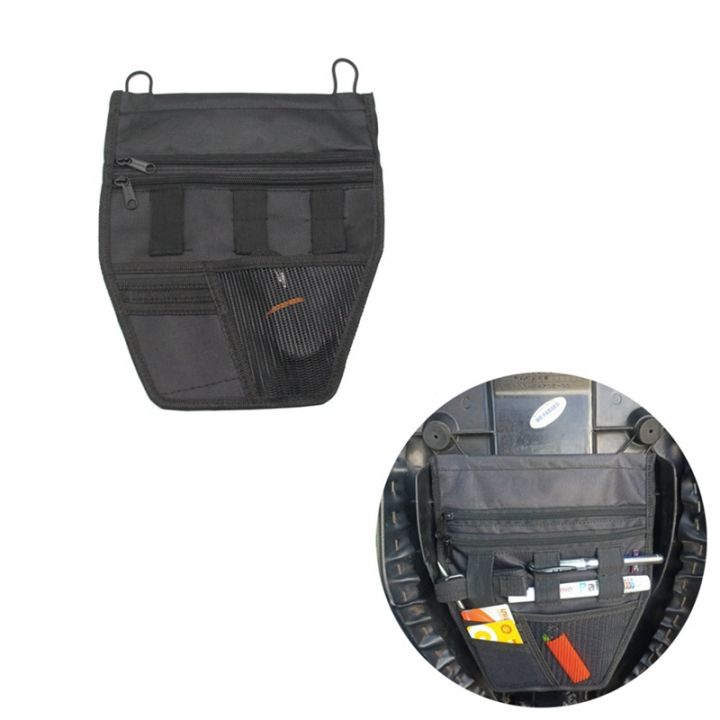 Under Seat Organizer Document Small Object Storage Bag Motorcycle