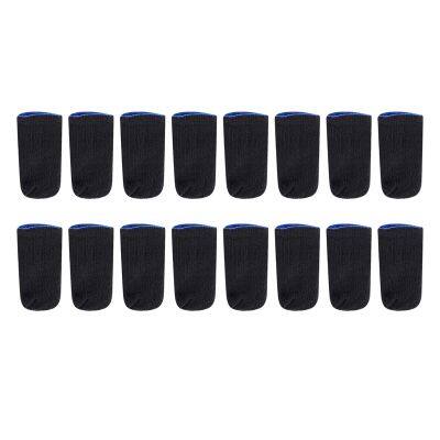 18-Pin Carbon Fiber Finger Sleeves For PUBG Mobile Games Press Screen Finger Sleeves(16 Pcs)