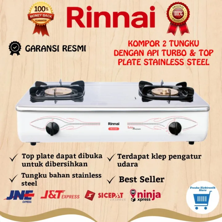 Kompor Gas 2 Tungku Rinnai Ri 712 T Grande Series Rinai 2 Tungku Ri 712t Garansi Resmi Lazada Indonesia