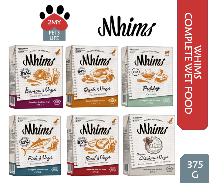MHIMS COMPLETE WET FOOD FOR DOG ASSORTED FLOVERS 375G Lazada