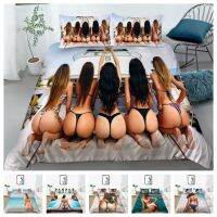 Hot Bed Linens 23pcs 20 Patterns 3D Digital Bikini Printing Duvet Cover Sets 1 Quilt Cover + 12 Pillowcases USEUAU Size