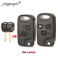 [More Suitable]2/3ปุ่มแก้ไขรีโมกุญแจแบบพลิกสำหรับ Lexus RX300 LS400 LS430 ES330 SC430 IS300 LX470 RX330 RX350 GS300แป้นปุ่มกด