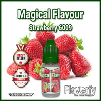 Magical Flavour Strawberry 6009 - กลิ่นสตรอเบอร์รี่ 6009 - กลิ่นผสมอาหาร - ผ่านการรับรองจาก อย. ประเทศไทย บรรจุและขายโดย Flavorfy กลิ่นผสมอาหารอเนกประสงค์ เหมาะสำหรับ ลูกอม, กัมมี่, น้ำผลไม้, เบเกอรี่, ไอศครีม, ของเหลวอื่่นๆ