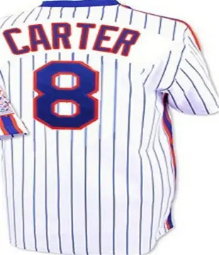 New York Mets throwback jersey mens 8 Gary Carter jersey Retro