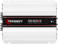 Taramps Taramps DS 800x2 2 Channels 800 watts RMS 2 Ohms, FULL RANGE, Car Audio Amplifier Multichannel Class D, Crossover High/Low Pass, Power Amplifier Bridgedable System