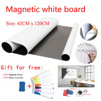 Size 42CMx120CM Magnetic WhiteBoard Fridge Stickers Dry Erase Calendar Kids School Board Memo White Board Gift Pen and Erasser