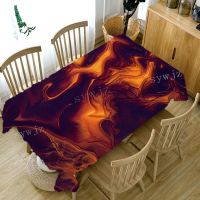 Quicksand Marble Tablecloth Kitchen Table Decoration Accessories Fashion Atmosphere Rectangle Fashion Dinner Tablecloth