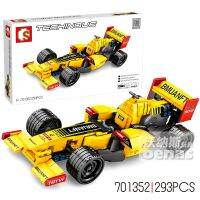 【SALE】 spechassgibrna19 SEMBO MOC City Technic Renault Racing Car บล็อคก่อสร้างเทคนิค Pullback Classic Racer ของเล่นของขวัญคริสต์มาสของเล่น Diy