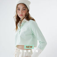 Sarin Mini Roll shirt เสื้อเชิ้ต ผ้านุ่ม แต่งปกพิเศษ กระดุมเลเซอร์ SARIN