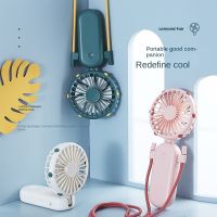 ☞✟ஐ 1200mah Portable Air Conditioning Fan Handheld Neck Pocket Mini Fan USB Rechargeable Desktop Electric Fan In Student Dormitory