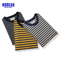 MBBCAR เสื้อยืดแขนสั้นตรงคอกลมชายผ้าคอตตอน230กรัมรุ่นผู้ชายแฟชั่นใหม่สำหรับฤดูร้อน