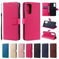 สำหรับ Samsung Galaxy S21 S21 Plus S21 Ultra S20 FE 5G S20 S20 Plus S20 Ultra S10 S10 Plus S10 Lite S10 5G เคสโทรศัพท์เคสแบบพับปิดได้คลาสสิกสีทึบฝาครอบป้องกันปลอก