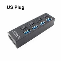 Multi Ports USB HUB 4/7พอร์ต USB 3.0 Super Speed 5Gbps HUB Splitter หลายพอร์ต USB Expander พร้อมสวิตช์อิสระ