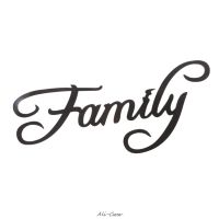 Family Letter Word Wood Hanging Sign Wall Decal Sticker Room Home Decor Ornament Home Decoration