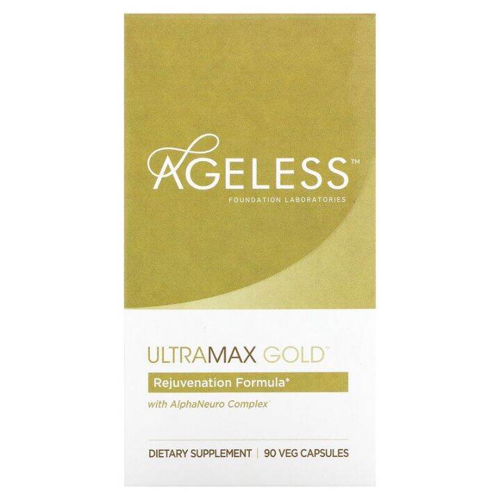 [PRE-ORDER] AGELESS FOUNDATION LABORATORIES ULTRAMAX GOLD WITH ...