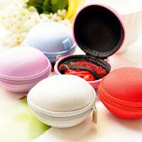 Cover Key Zip Around Lady Women Coin Purse Headset