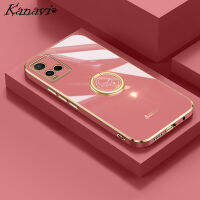 Kanavi เคสโทรศัพท์แฟชั่นสำหรับ VIVO Y21 Y21S Y21A Y21T Y33S Y33T Y02 Y02S Y35 Y16 Y22S ชุบโลหะด้วยไฟฟ้าสุดหรูฝาครอบโทรศัพท์ซิลิโคนนิ่มกันกระแทก