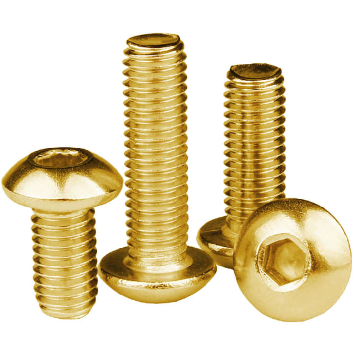 510pcs-tyrant-gold-plating-titanium-m2-m2-5-m3-m4-m5-m6-l-4-40mm-iso7380-hex-socket-button-head-cap-screw-round-pan-head-bolt