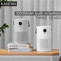 KAGEMA Air Purifier เครื่องฟอกอากาศ เครื่องฟอกอาศ แบบพกพา ไอออนลบ PM2.5 การทำให้บริสุทธิ์และการกำจัดกลิ่น USB ชาร์จใหม่ได้ด้วยไฟกลางคืน