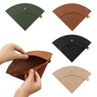 PU Leather Coffee Filter Paper Storage Bag for Coffee Dripper Waterproof Coffee Filters Holder Pouch Outdoor Camping Supplies Colanders Food Strainers