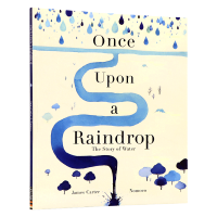 Once upon a time, there was a raindrop in the original English picture book once upon a raindrop: the story of water. Childrens early education and popular science picture book picture book paperback opened James Carter