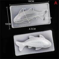 【YF】 1PC 3D Koi Fish Carp Mold Plastic Jelly Handmade Sugarcraft Mousse Cake Pudding Chocolate Mould Baking Tool