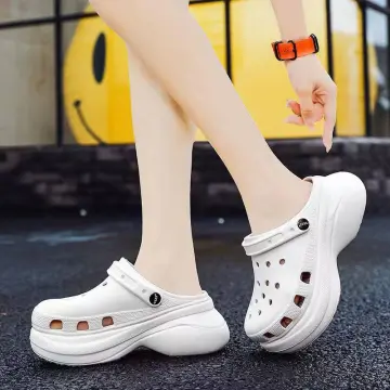 High wedge crocs hot sale