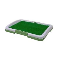 Artificial Grass Bathroom Mat for Puppies and Small Pets- Portable Potty for Indoor and Outdoor Use Dog Pet Pott