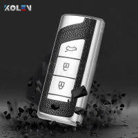 TPU PU รถ Remote Key Case Shell Fob สำหรับ GAC Trumpchi 2019 GS4 GS7 GS8 GM6 GM8พวงกุญแจพวงกุญแจอุปกรณ์เสริมตกแต่ง