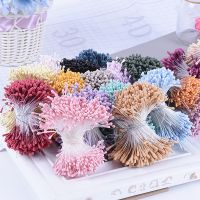 ▫✘ Stamen Artificial Flowers 6cm Fake Plants for Home Decor Wedding Decoration Supplies DIY Gift Mini Crafts Scrapbook Accessories