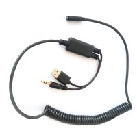 Interface Audio USB Y Cable AUX Adapter Lead for Bmw Mini iPod iPhone 5 6 7 S