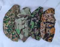 tomwang2012.4colour SET WWII WW2 German M35 canvas Helmet Cover classics CAMO camouflage COVER WITH hook