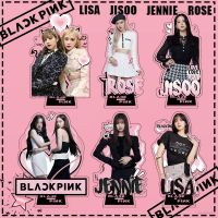 โมเดลฟิกเกอร์อะคริลิค รูปศิลปินเกาหลี BLACKPINK JISOO JENNIE LISA ROSE 22 ชิ้น