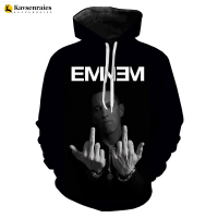 2023 Hip Hop Rapper Eminem 3D Print Hooded Sweatshirts Men Women Fashion Casual Pullover Long Sleeve Oversized Hoodies Tops {in store}