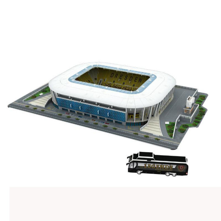 3d-สนามฟุตบอลปริศนาสามมิติ-ฟุตบอลอาคารสนามกีฬาเด็กแฟน-diy-ของเล่นตัวต่อ