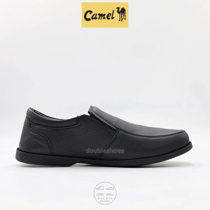 camel-cm125-รองเท้าคัทชูหนังแท้-ชาย-สีดำ-ไซส์-40-45