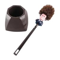 สนุกเอ็มมานูเอล Macron Brosse WC Brosse De Toilette แปรงห้องน้ำฟรองซ์ประธานาธิบดีทรัมป์สำหรับของตกแต่งบ้านของขวัญที่ไม่ซ้ำกัน