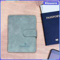 Kloware เคสหนังสือเดินทางเวลาเดินทางที่วางหนังสือเดินทางสำหรับธุรกิจการเดินทางสำหรับผู้หญิงและผู้ชาย