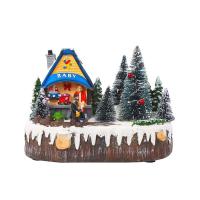 Lights for Christmas Snow Houses Village Luminescent Decorations Christmas Tree Festival House Home Decorations