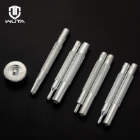 Wita Die Punch Fix ชุดเครื่องมือสำหรับ1012.515Mm Popper Snap Fasteners กดปุ่ม Studs ชุดติดตั้งโลหะหนัง Craft Tools