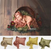 、‘】【= Baby Photography Props Newborn Hat Pillow Photo Auxiliary Modeling Supplies Studio Ing Accessories Toddler Growth Record