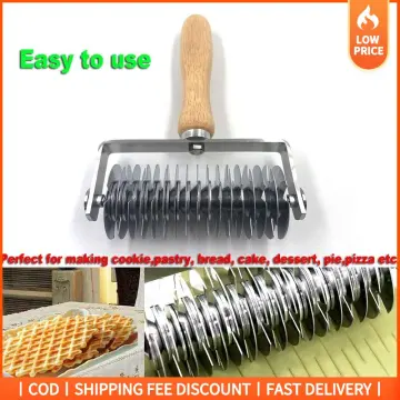 Embossing Roller Lattice Dough Bakeware Pie Pizza Cookie Pastry