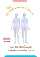 หุ่นเต็มตัว ผู้หญิงเต็มตัว แขนตรง หัวธรรมดา/หัวไข่