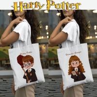 กระเป๋าสะพายไหล่ พิมพ์ลายการ์ตูน Harry Potter แฟชั่นสําหรับสตรี