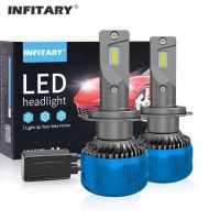 Infitary Car Headlight H4 H7 Bulbs LED 26000LM CANBUS Lamps H1 HB3 HB2 H11 6500K 12V Truck Vehicle Light 110W Auto Fog Headbulbs Bulbs  LEDs  HIDs