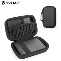 Yinke กระเป๋าเดินทาง HDD ฮาร์ดดิสก์ภายนอกสำหรับ Seagate WD Elements Toshiba Canvio กระเป๋าเก็บของฝาครอบป้องกันแบบพกพา