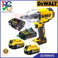 DeWALT SET บล๊อกไร้สาย 1/2 18V. Brushless รุ่น DCF899HP2