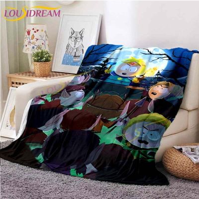 South Park Blanket Comedy Cartoon Flannel Bedding Room Sofa Soft Bedspread Home Decoration Office Nap